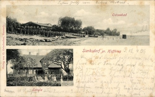 Postcard baltic sea resort - postcard,