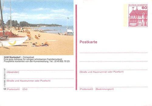 Sierksdorf postcard 138 ngl - sierksdorf,