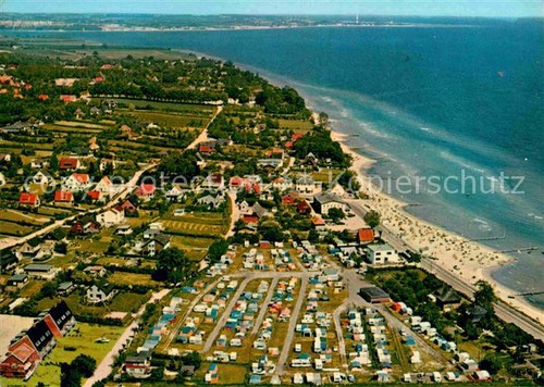 Sierksdorf aerial view - aerial, camping